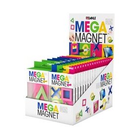 Mega Magnete, 27er Display, Inhalt: je 2x Delta, Circle und Sqare, 3x Cross, 18x Mini