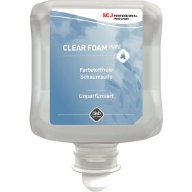 Schaumseife Clear Foam Pure, 1 Liter, Kartusche, duft-...