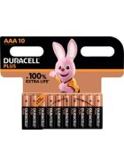 Batterie Alkaline, Micro AAA, LR03, 1.5V, Plus, Extra Life, 1 Blister = 10 Batterien