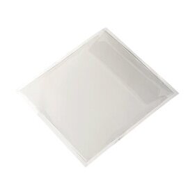Selbstklebetaschen Pocketfix CD, 127 x 127 mm, selbstklebend mit Verschlussklappe, 1 Pack = 10 Stück,transparent