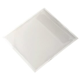 Selbstklebetaschen Pocketfix CD, 127 x 127 mm, selbstklebend mit Verschlussklappe, 1 Pack = 10 Stück,transparent