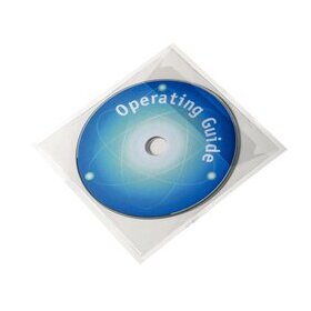 Selbstklebetaschen Pocketfix CD, 127 x 127 mm, selbstklebend mit Verschlussklappe, 1 Pack = 100 Stück,transparent