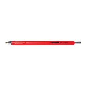 Glasfaser-Radierstift mit Glasfaser-mine, nachfüllbar, incl. 1  Glasfasermine 2 x 110 mm,rot