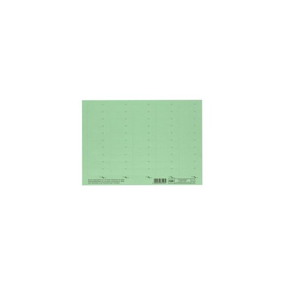 Beschriftungsschildchen für Vertic 1 Hängeregistratur, Beutel mit 10 BLatt mit  50 Schildchen, grün