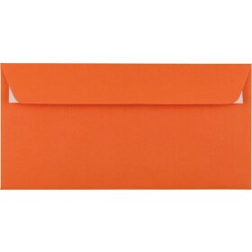 Briefumschlag DIN C5/6, ohne Fenster, haftklebend, orange, 100g/qm, 250 Stück