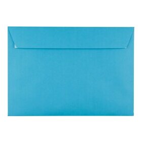 Briefumschlag DIN C4, ohne Fenster, haftklebend, intensive blue, 120g/qm, 200 Stück