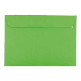 Briefumschlag DIN C4, ohne Fenster, haftklebend, intensive green, 120g/qm, 200 Stück