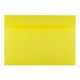 Briefumschlag DIN C4, ohne Fenster, haftklebend, intensive yellow, 120g/qm, 200 Stück