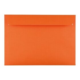 Briefumschlag DIN C4, ohne Fenster, haftklebend, orange,...
