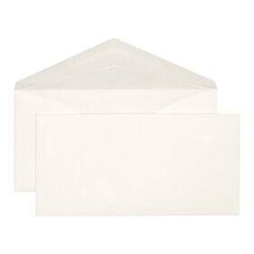 Briefumschlag DIN C5/6, ohne Fenster, gummiert, weiß, 100g/qm, 250 Stück