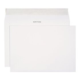 Briefumschlag DIN C4, ohne Fenster, haftklebend, weiß, 120g/qm, 5 Stück