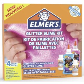 Glitter Slime Kit, 4-teilig, mit 2x Glitzerkleber und 2x...