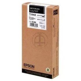 Tintenpatrone T5968, für Epson Drucker, 350 ml, matt schwarz