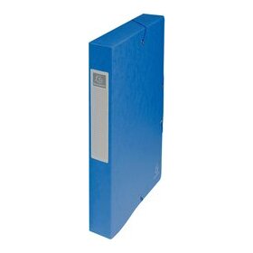 Archivboxen Exabox, 40 mm Rücken, für DIN A4, 250 x 330 mm, 700g/qm Echter Colorspan-Karton, blau