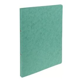 Ringbuch Manila, für DIN A4, 2-Ring 15mm, Rücken: 20 mm, 335g/qm Colorspan-Karton, grün