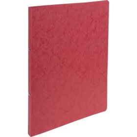 Ringbuch Manila, für DIN A4, 2-Ring 15mm, Rücken: 20 mm, 335g/qm Colorspan-Karton, rot