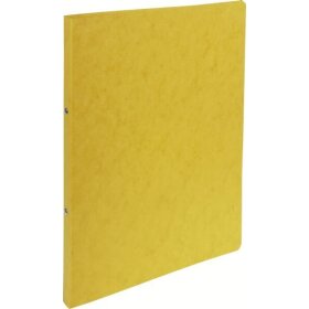 Ringbuch Manila, für DIN A4, 2-Ring 15mm, Rücken: 20 mm, 335g/qm Colorspan-Karton, gelb