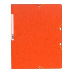Eckenspannmappe für DIN A4 ohne Klappen, Fassungsvermögen: 250 Blatt, 320 x 240 mm, orange
