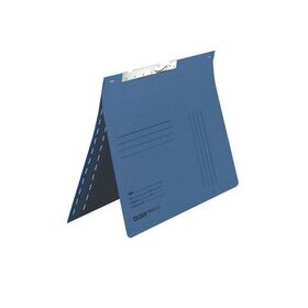 Pendelhefter DIN A4, kaufmännische Heftung, Schlitzstanzung, 320g/qm Manila-RC-Karton, blau