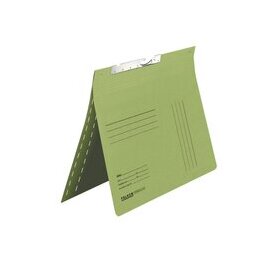 Pendelhefter DIN A4, kaufmännische Heftung, Schlitzstanzung, 320g/qm Manila-RC-Karton, grün