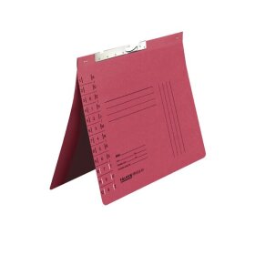 Pendelhefter DIN A4, Behördenheftung, Schlitzstanzung, 320g/qm Manila-RC-Karton, rot