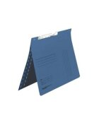 Pendelhefter DIN A4, Zweifalz für kaufmännische- und Behördenheftung, Schlitzstanzung, 320g/qm Manila-RC-Karton, blau