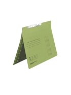 Pendelhefter DIN A4, Zweifalz für kaufmännische- und Behördenheftung, Schlitzstanzung, 320g/qm Manila-RC-Karton, grün