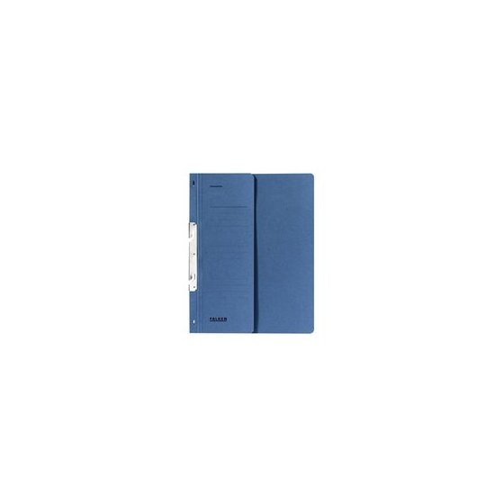 Einhakhefter DIN A4, halber Vorderdeckel, Behördenheftung, 250g/qm Manila-Karton, blau