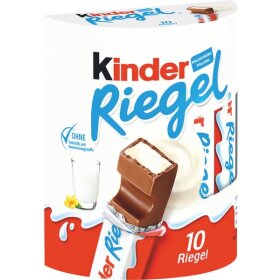 Ferrero kinder Riegel, 10 Riegel aus Vollmilch-Schokolade...