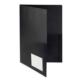 Broschüren-Mappe für DIN A4, schwarz, 305 x 225 x 0 mm (HxBxT)