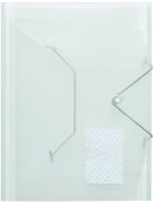 Jumbo Eckspanner-Sammelmappe für DIN A4, farblos matt transparent, 320 x 240 x 0 mm (HxBxT)