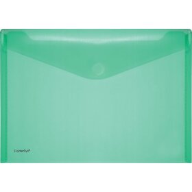 Sichttasche für Format DIN A4 quer, grün...