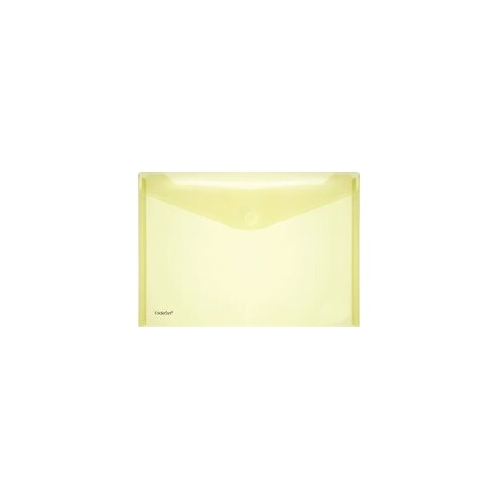 Sichttasche für Format DIN A4 quer, gelb transparent, 235 x 335 x 0 mm (HxBxT)