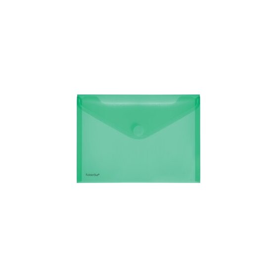 Sichttasche für Format DIN A5 quer, grün transparent, 180 x 253 x 0 mm (HxBxT