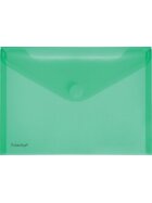 Sichttasche für Format DIN A5 quer, grün transparent, 180 x 253 x 0 mm (HxBxT