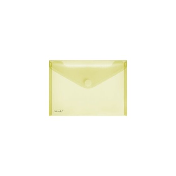 Sichttasche für Format DIN A5 quer, gelb transparent, 180 x 253 x 0 mm (HxBxT