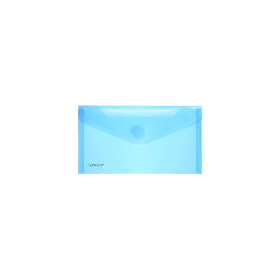 Sichttasche für Format LangDIN, blau transparent, 125 x 225 x 0 mm (HxBxT)