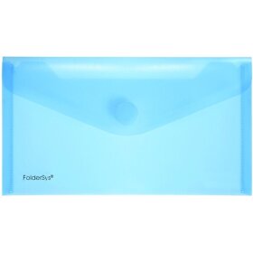 Sichttasche für Format LangDIN, blau transparent,...