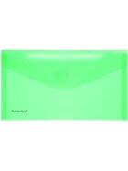 Sichttasche für Format LangDIN, grün transparent, 125 x 225 x 0 mm (HxBxT)