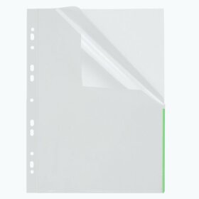 Index Prospekthülle A4, grün, transparent,...