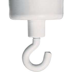 Franken Hakenmagnet, Ø: 25mm, weiß, Haftkraft: 4kg
