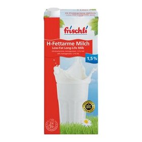 H-Fettarme Milch 1,5% Fett, 1 Liter Tetra Pak, mit...