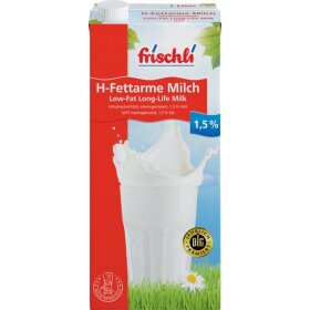 H-Fettarme Milch 1,5% Fett, 1 Liter Tetra Pak, mit...