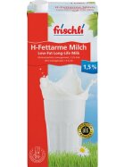 H-Fettarme Milch 1,5% Fett, 1 Liter Tetra Pak, mit Schraubverschluss