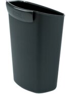 Papierkorb Abfalleinsatz, 2,5 Liter schwarz, für Papierkörbe 18190  und 18131