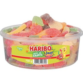 Haribo Nimm Dir Saures 1 KG Party Box, ein prickelndes Geschmackserlebnis
