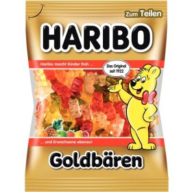 HARIBO echte Goldbären 175 g Fruchtgummi, VIELEN...
