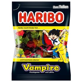 Haribo Vampire 175g Fruchtgummi mit Lakritz