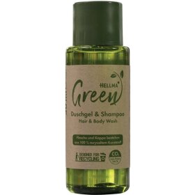 Green Duschgel & Shampoo, 30ml, in nachhaltiger Verpackung