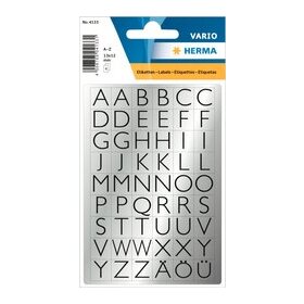 Buchstaben 13 x 12 mm, 216 Etiketten, Aufdruck A-Z,...